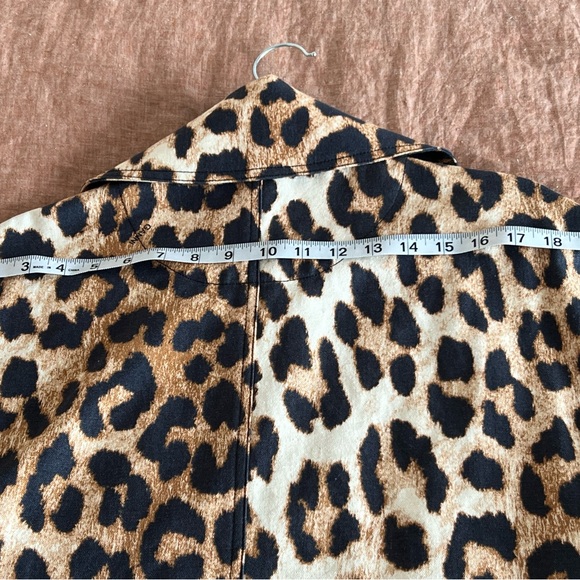 Ganni Leopard Print Coat - Picture 12 of 13
